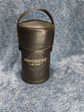 Hendrick's Gin Leather Bottle Holder & Emporium of the Unusual Booklet - Rare